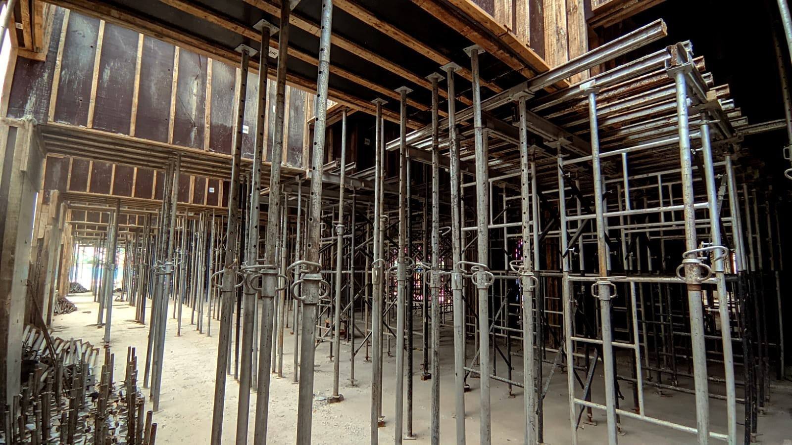 Equipamentos Destac montados em canteiro de obra em Itapevi